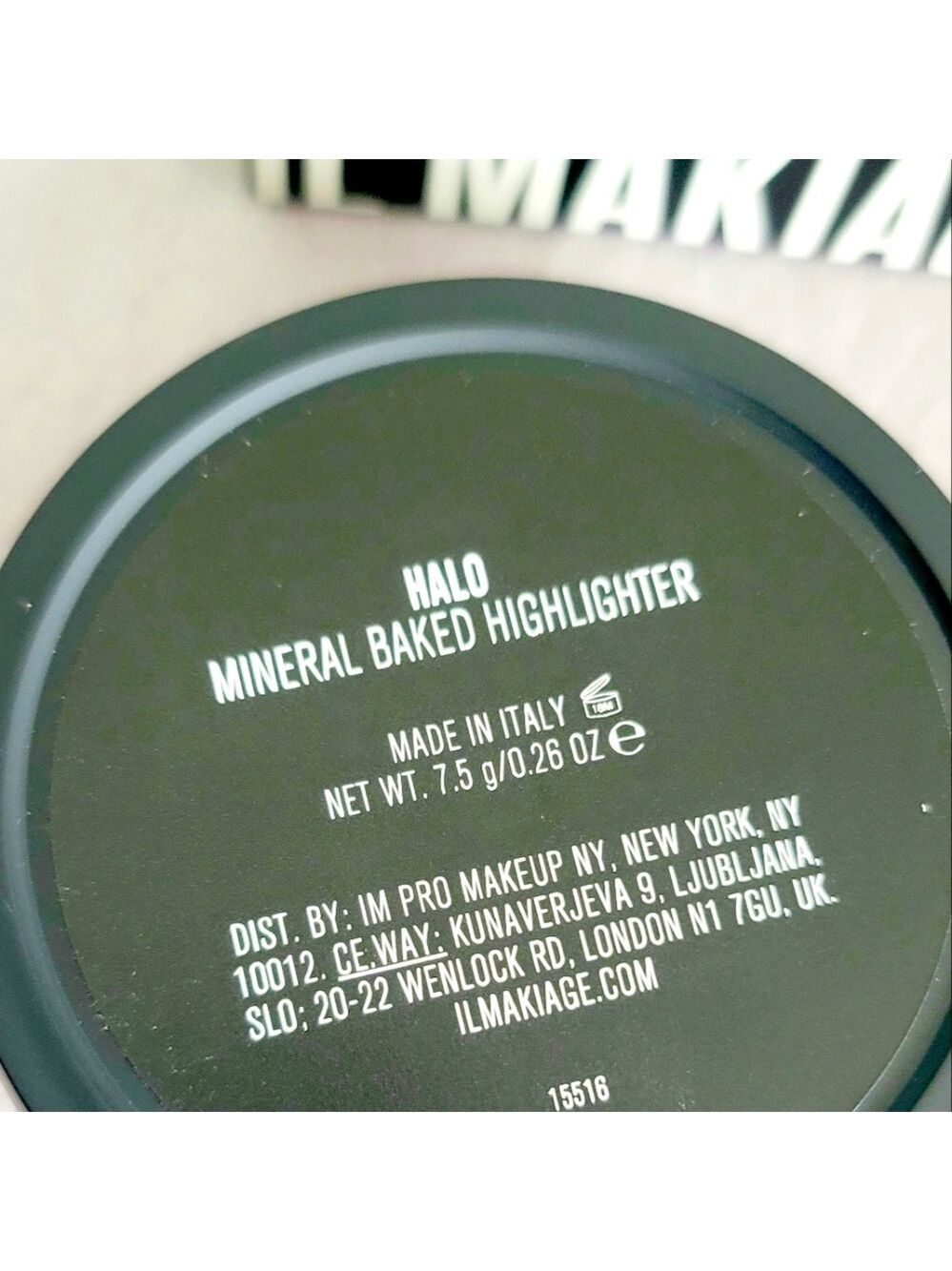 NEW! IL MAKIAGE Mineral Baked Highlighter in Halo 7.5 g - Picture 7 of 7
